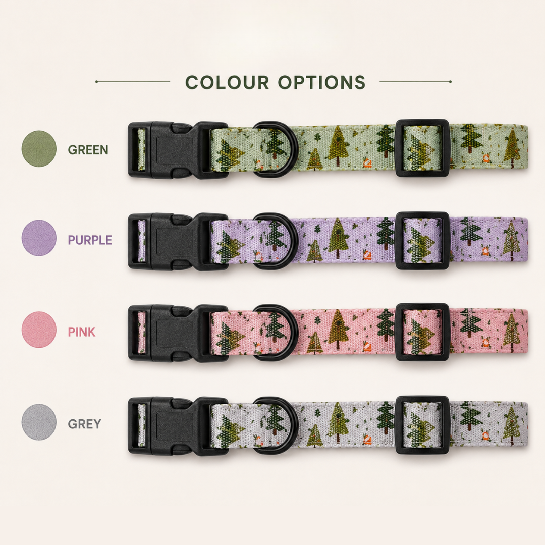 Showing Colour Options for Dog Collar