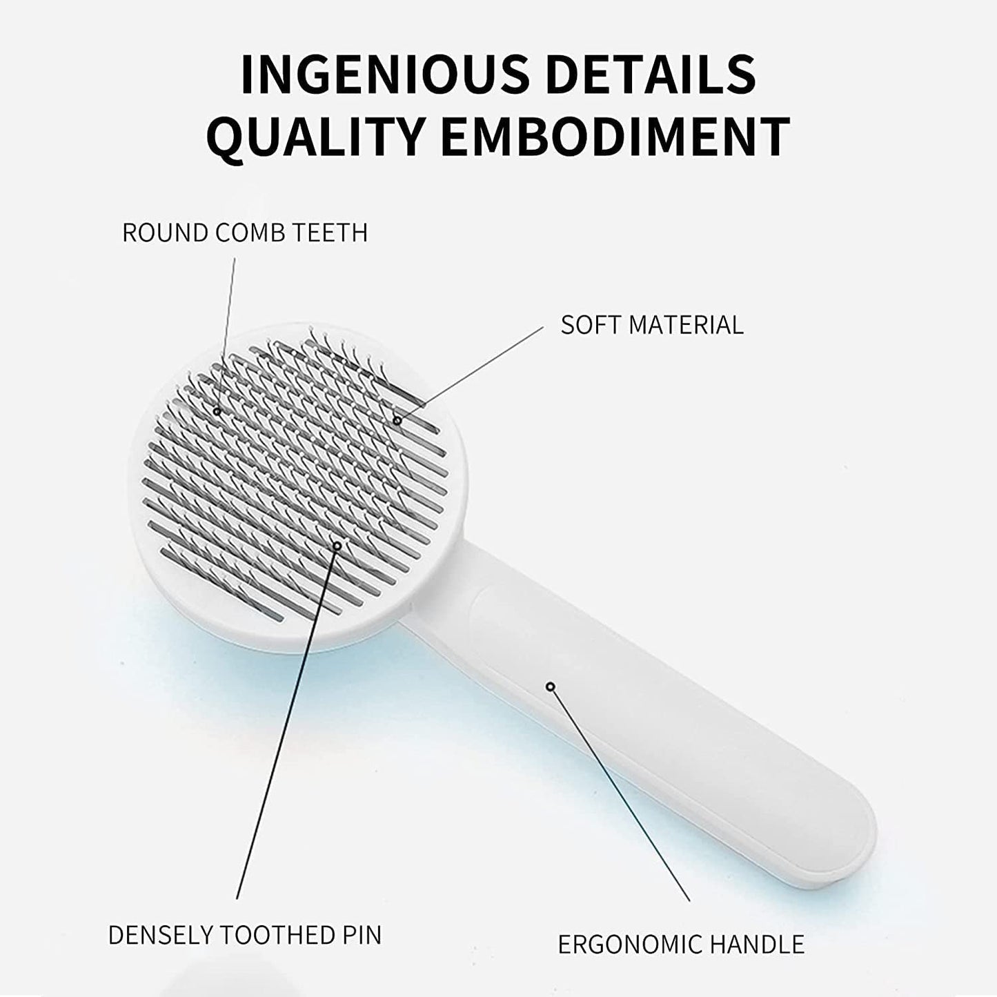 Pet Grooming Brush (Mix Colour)