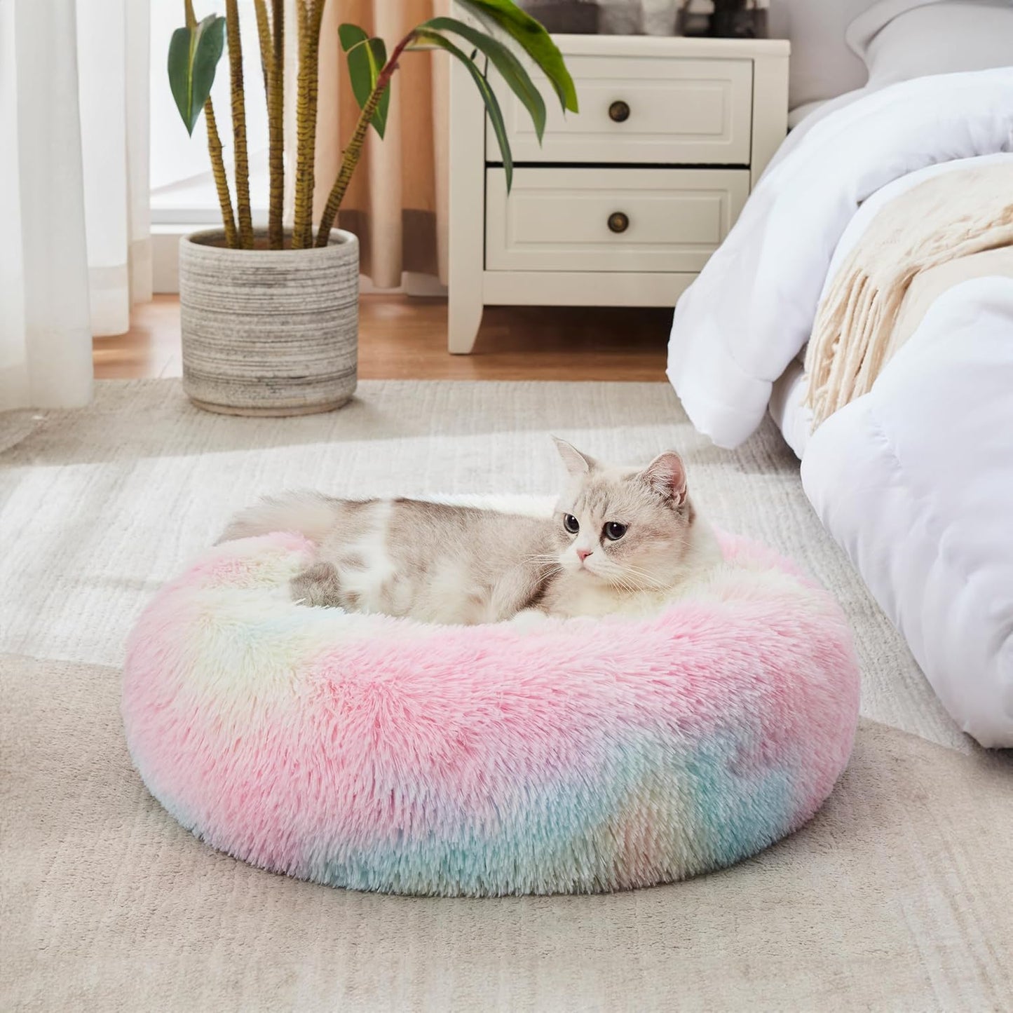 Cozy Round Pet Bed