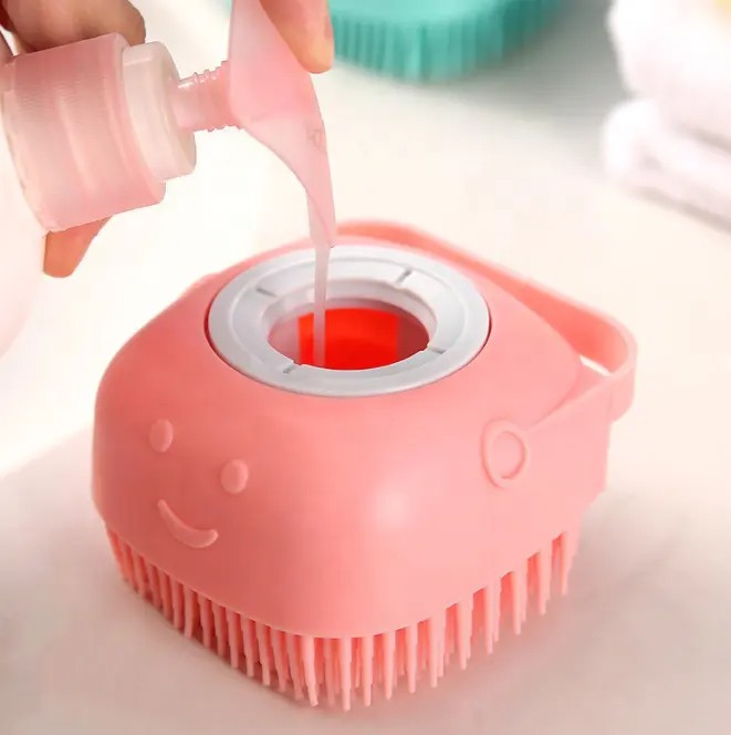Dog Bathing Brush & Shampoo