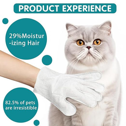 Pet Wipes Full Hand (Gloves) – 6 PCS Set of Thick Cleaning Gloves