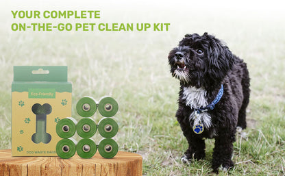 Poop Bags - Pack of 6 with Dispenser