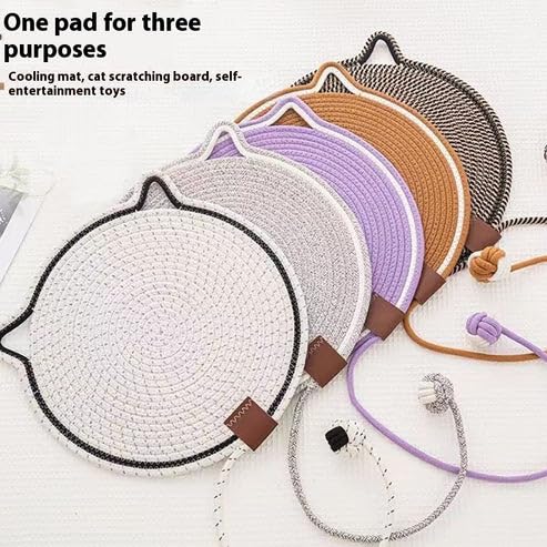 Cute Cat Scratch Pad Mat | Durable Anti-Scratch Scratching Mat for Cats | Furniture Protection Scratch Board