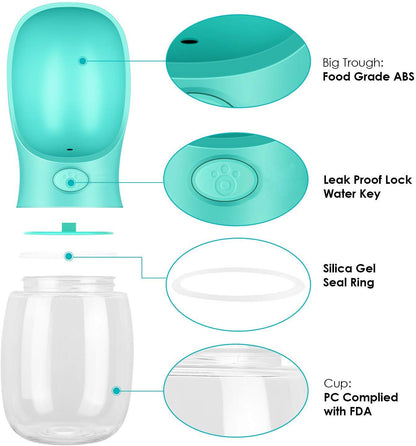 Dog Water Bottle (350ml)