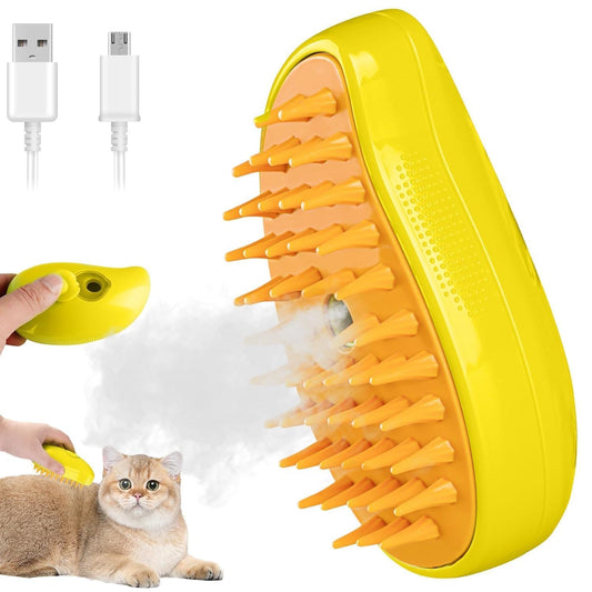 3 In 1 Steamy Pet Cleaning Brush