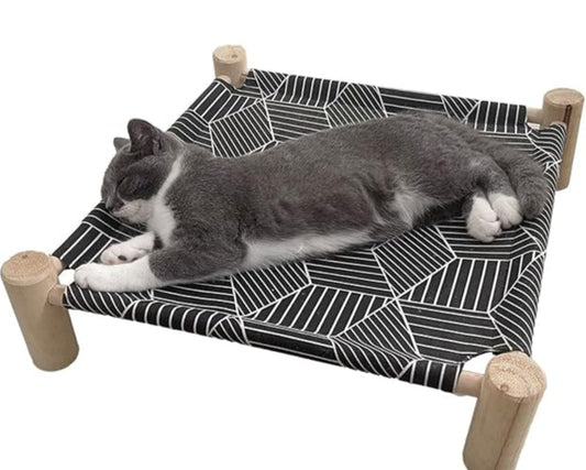 Portable Wooden Pet Bed