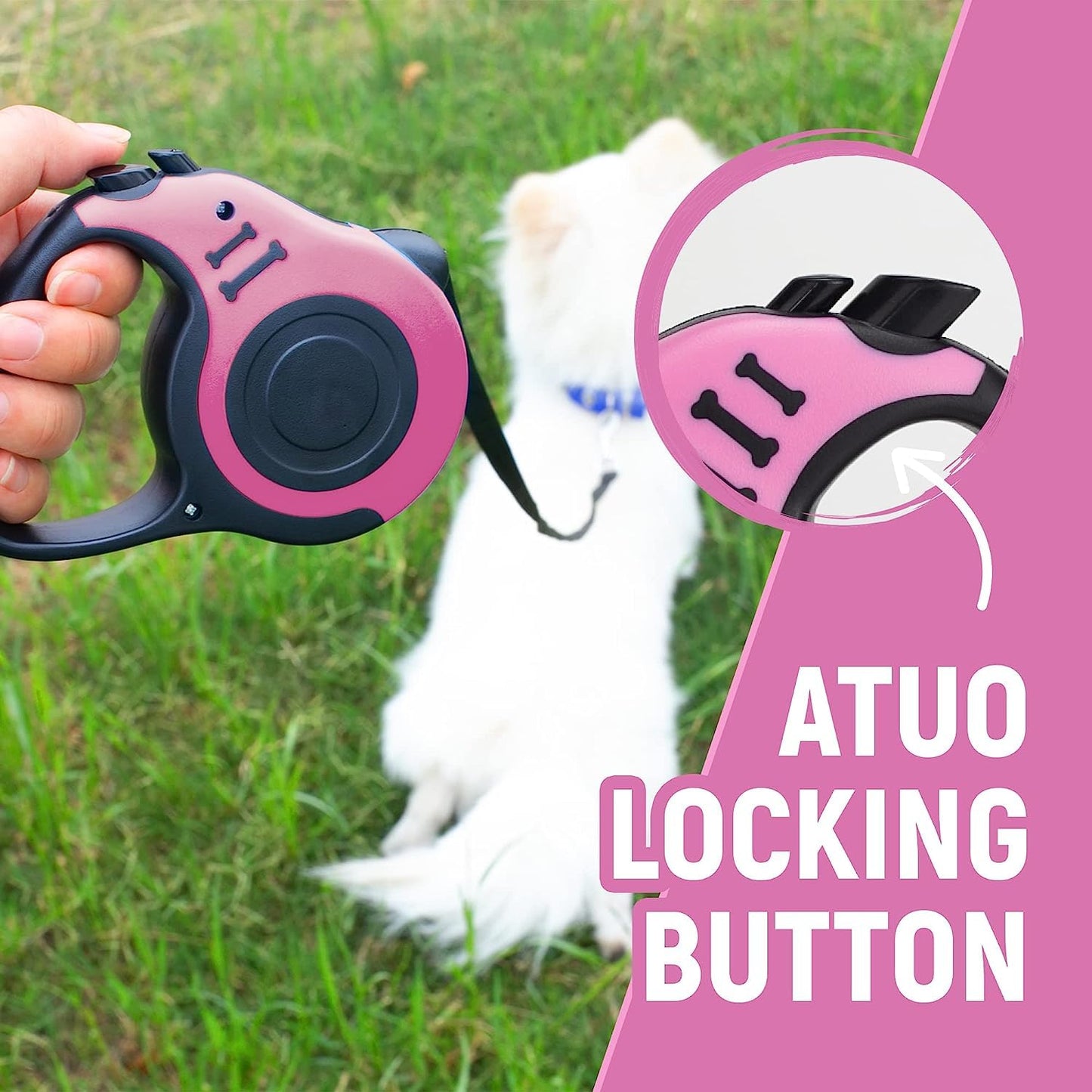 Dog Leash Automatic (Mix Colour)