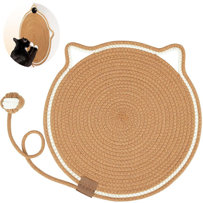 Cute Cat Scratch Pad Mat | Durable Anti-Scratch Scratching Mat for Cats | Furniture Protection Scratch Board