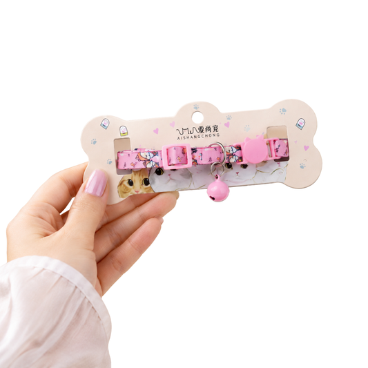 Adjustable Cat Collar with Bell