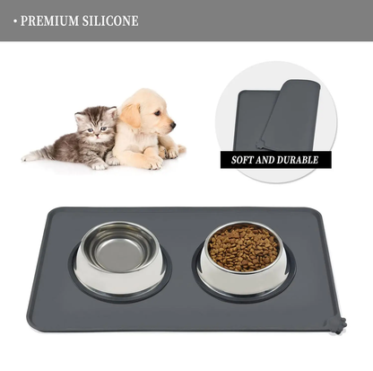 Premium Non-Slip Silicone Dog Feeding Mat – Mess-Free Mealtime for Dogs