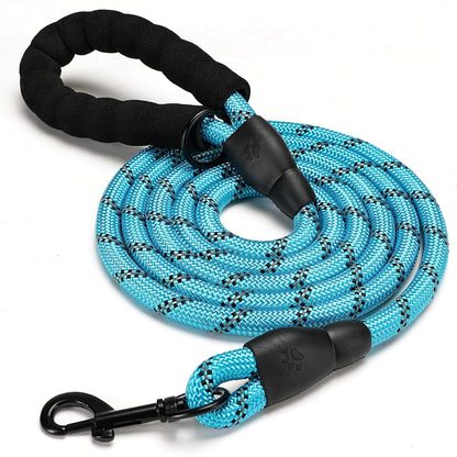 3M Reflective Leash for Dogs | Heavy Duty Dog Rope for Small to Large Dogs | Comfortable Padded Handle 5 Feet Dog Leash (Small - Suitable Upto (0-18KG), Black)