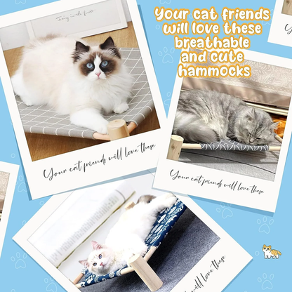 Portable Wooden Pet Bed