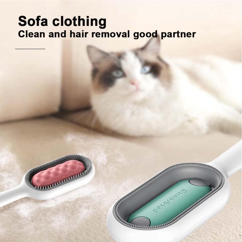 4 in 1 Universal Pet Knots Remover, Pet Cleaning Hair Removal Comb, Multifunctional Pet Hair Remover with Wet Wipes, Reusable Magic Hair Comb Dog Hair Brush Pet Hair Brushing Tool