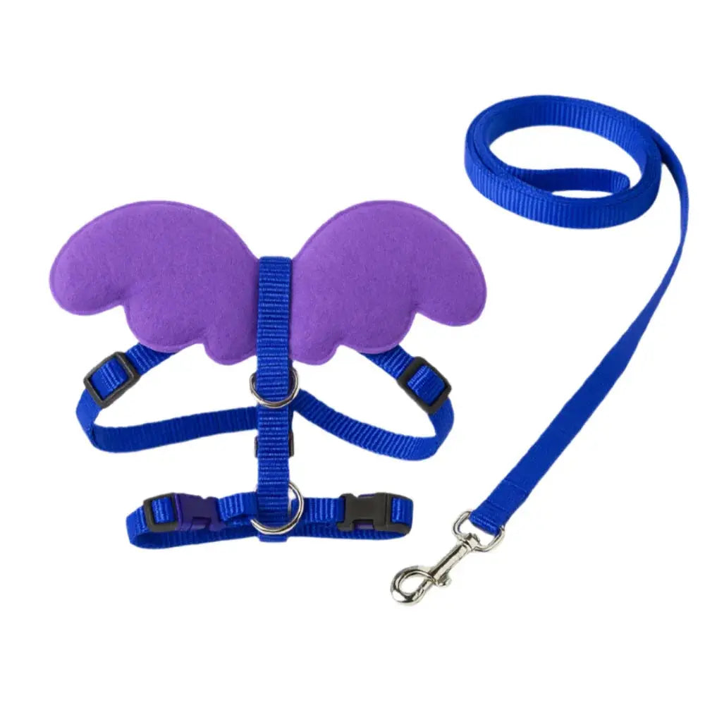Cute Harness for Small Pet - butterfly wing cat harness and leash set