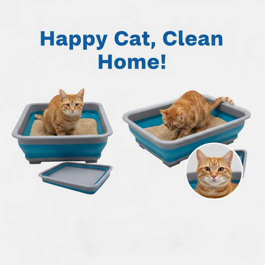 Foldable Cat Litter Box