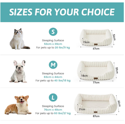 Rectangular Bed With Cuts