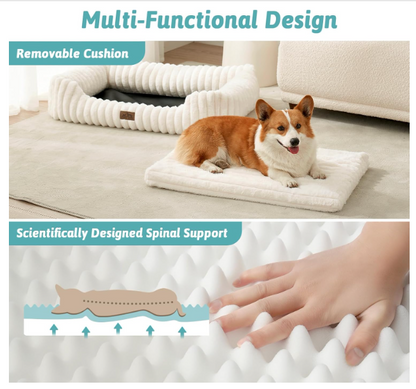 Rectangular Bed With Cuts