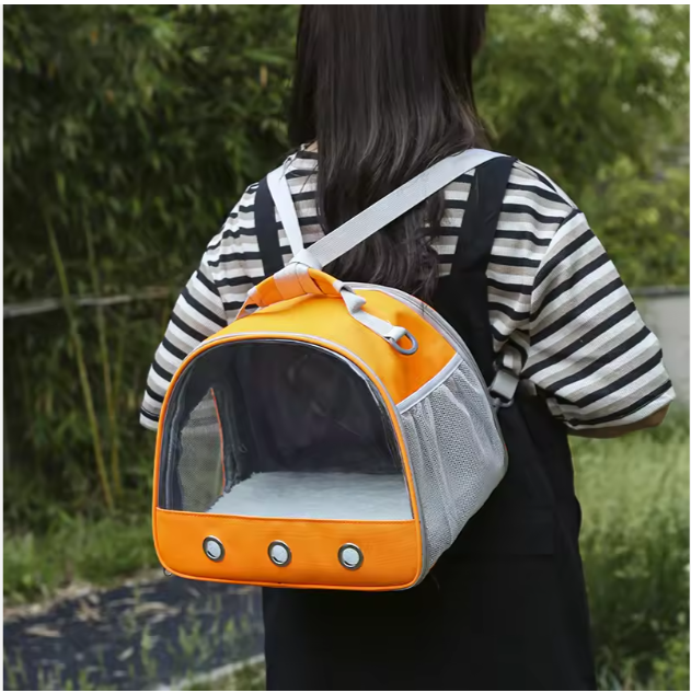 Small Pet Travel Carrier Backpack | Portable Breathable Bag for Hamsters, Guinea Pigs, Birds & Small Animals | Lightweight Outdoor Pet Carrier