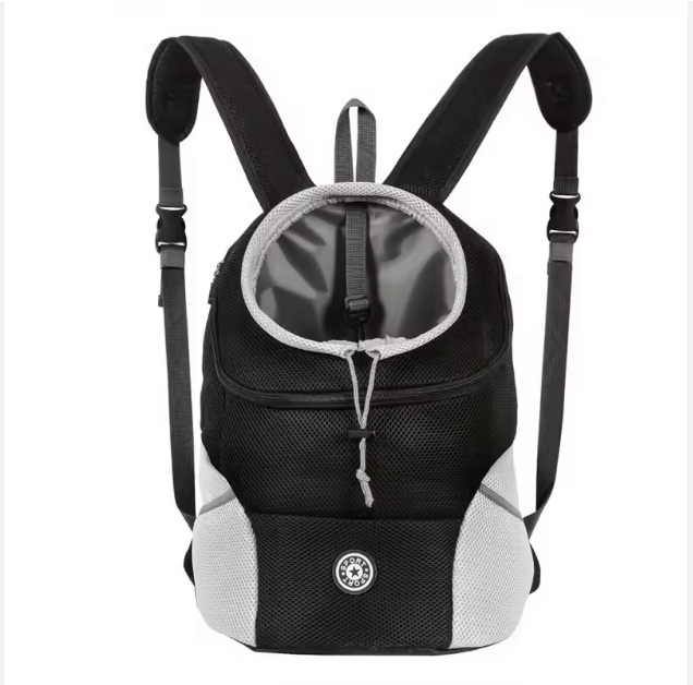 Luxury Pet Backpack Carrier | Breathable Cat & Dog Travel Backpack with Adjustable Straps | Comfortable Portable Pet Carrier for Outdoor Travel