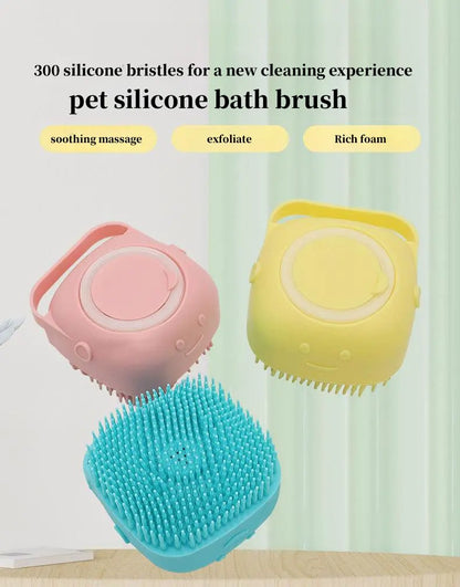 Dog Bathing Brush & Shampoo