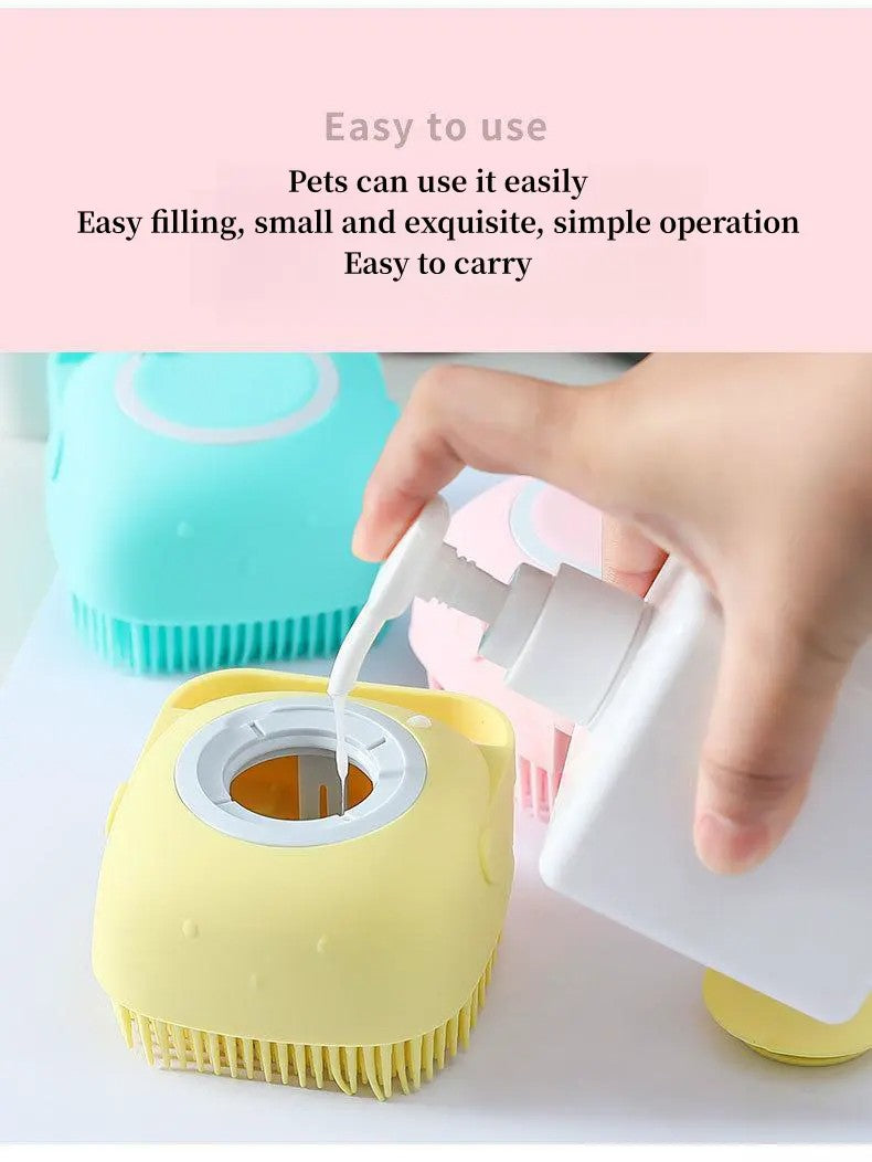Dog Bathing Brush & Shampoo
