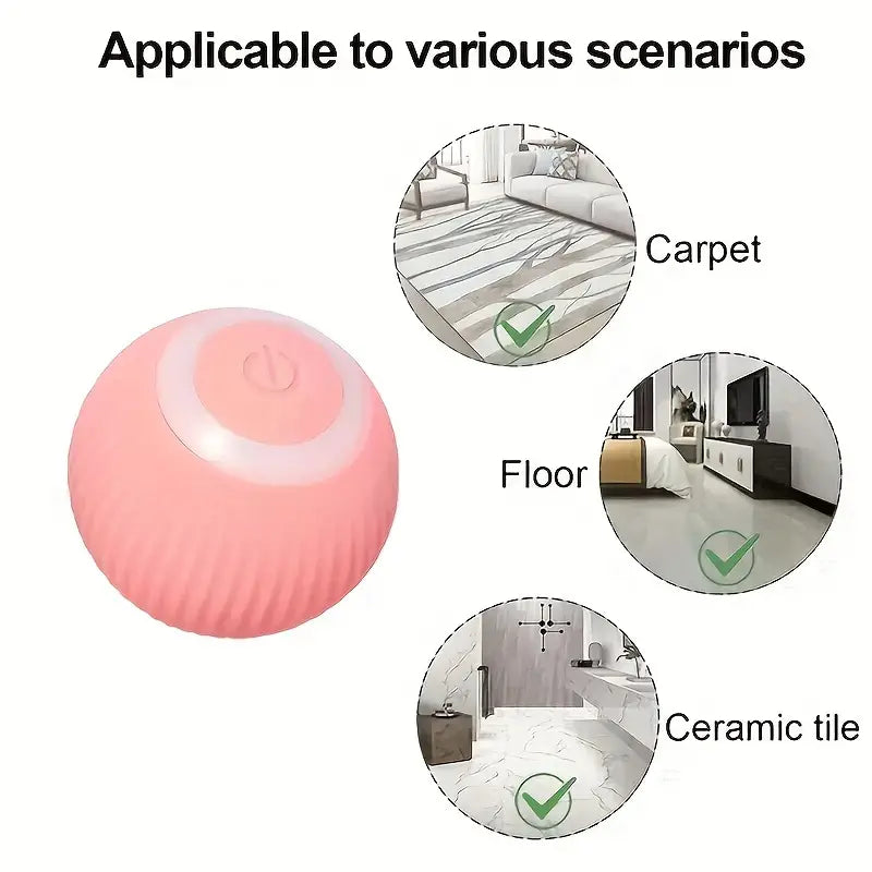 Cat Toy| Self Rotating Gravity Ball