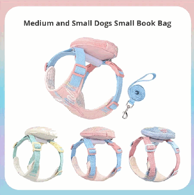 Pet Harness Set With Small Bag - Danna Pets product photo